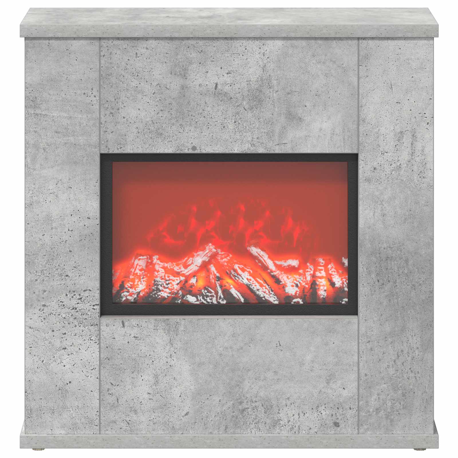 Električni kamin Beton 47 x 18 x 48 cm Inženirski les