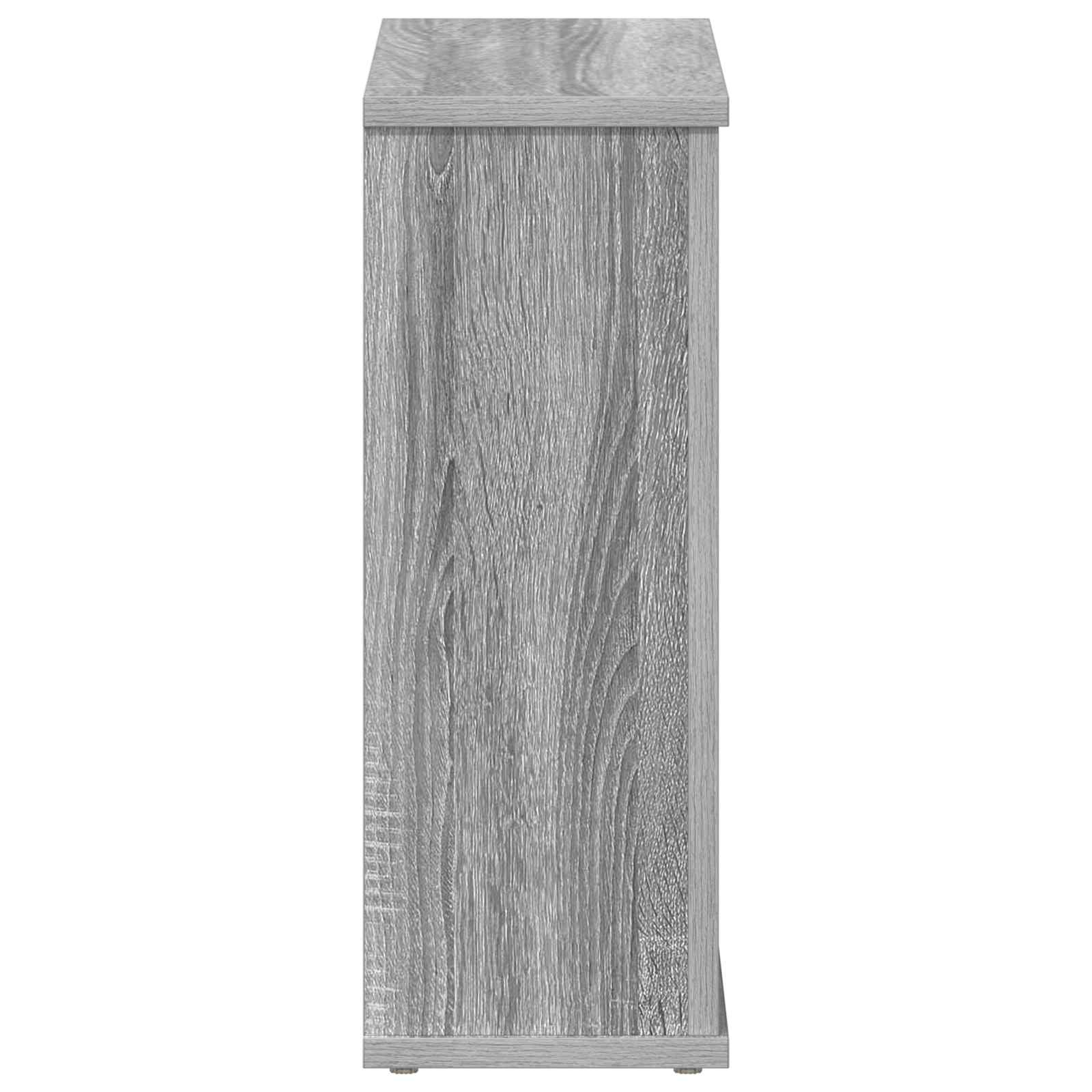 Električni kamin Siva Sonoma 47 x 18 x 48 cm Inženirski les