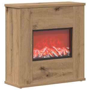 vidaXL Elektriline kamin Artisan tamm 47 x 18 x 48 cm Tehispuit