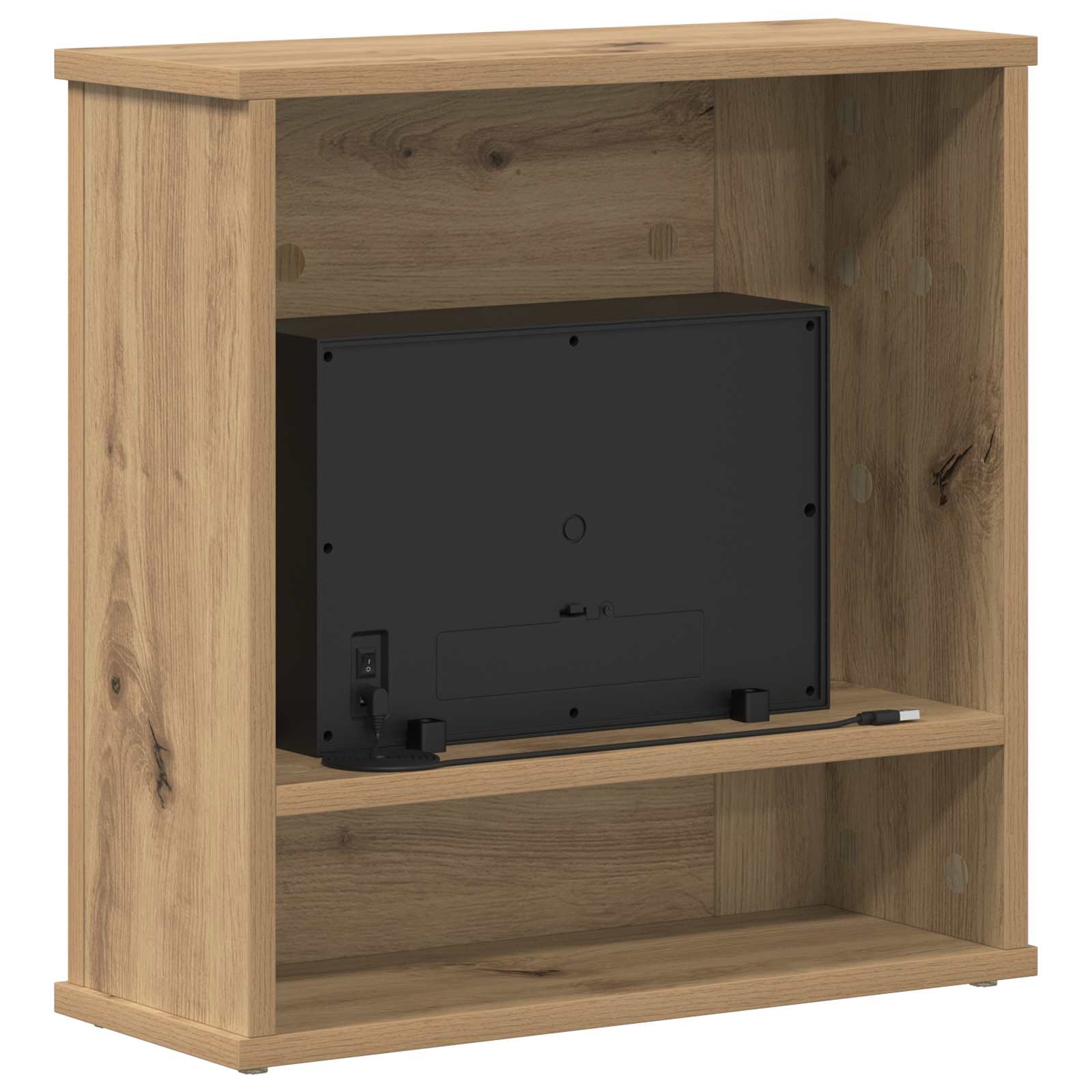 Električni kamin Artisan hrast 47 x 18 x 48 cm Inženirski les