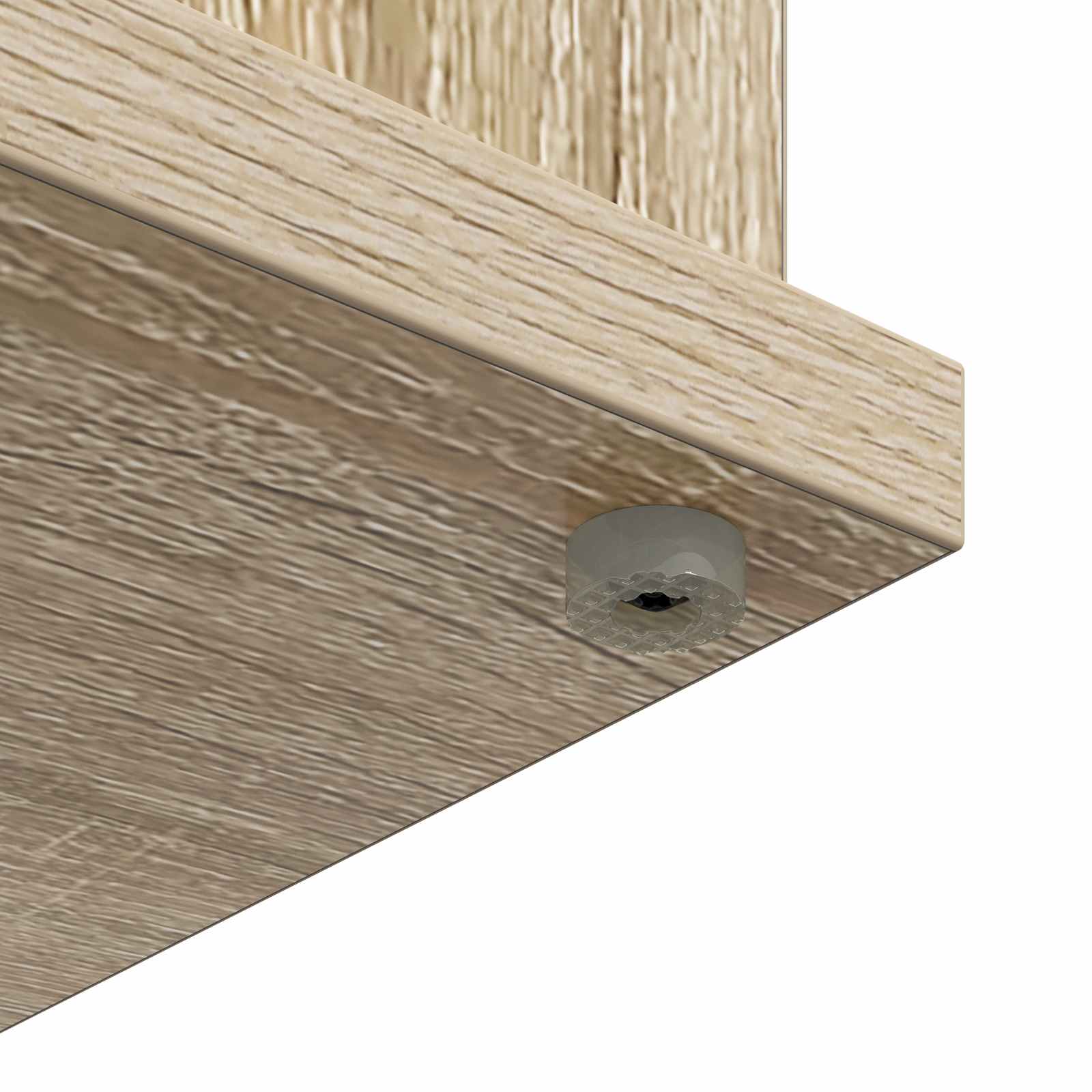 Kamin z LED-trakom Sonoma 130 x 20 x 69,5 cm Inženirski les
