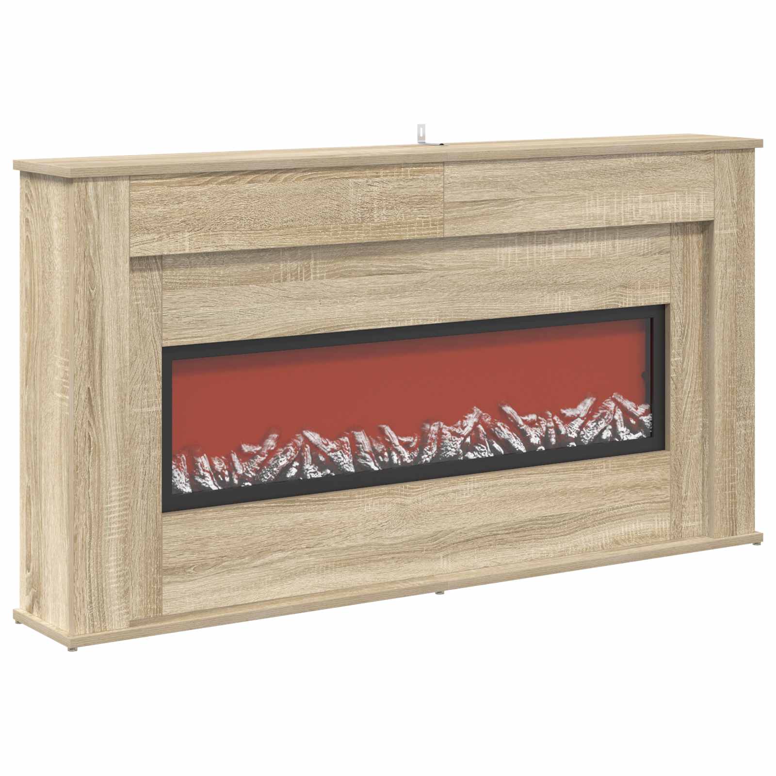 Kamin z LED-trakom Sonoma 130 x 20 x 69,5 cm Inženirski les