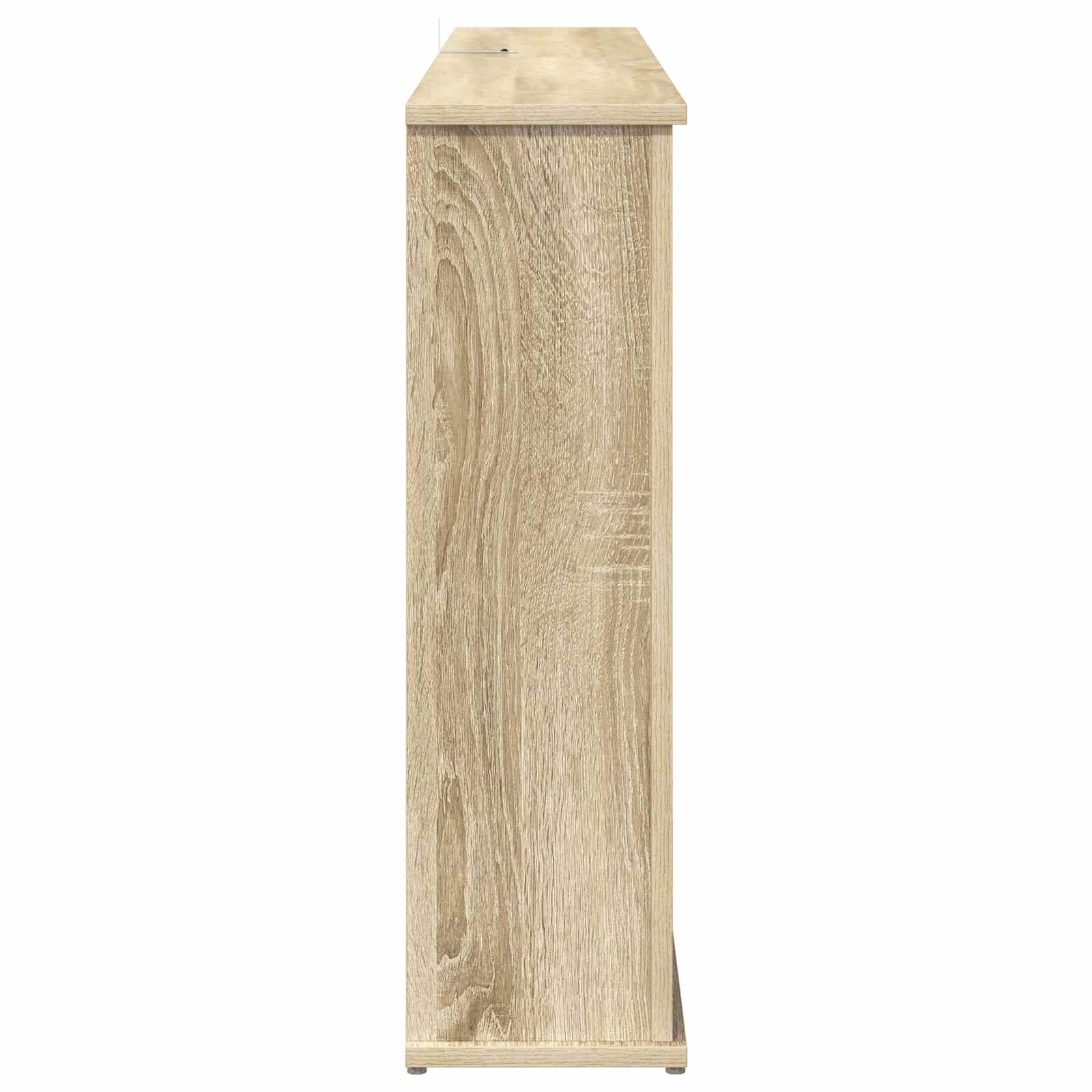 Kamin z LED-trakom Sonoma 130 x 20 x 69,5 cm Inženirski les