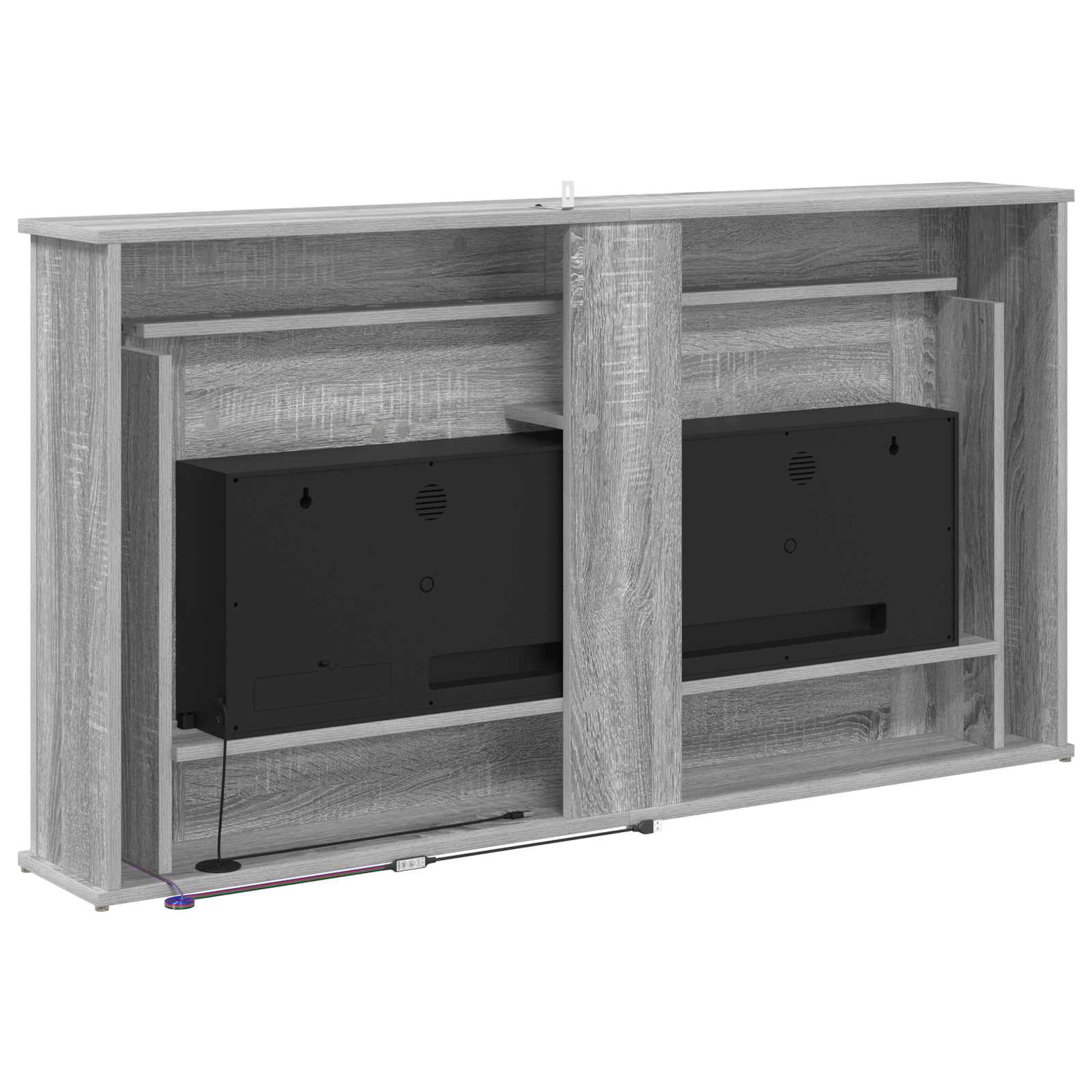 Kamin z LED-trakom Siva Sonoma 130 x 20 x 69,5 cm