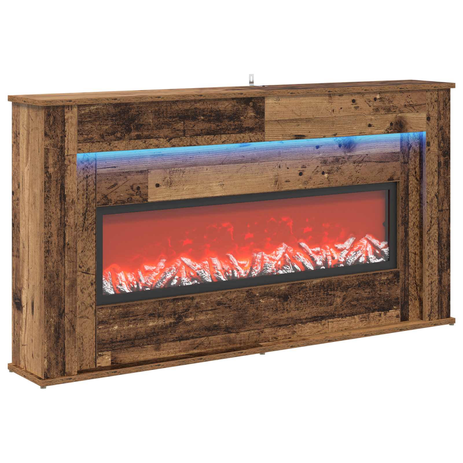 Kamin z LED-trakom Star les 130 x 20 x 69,5 cm Inženirski les