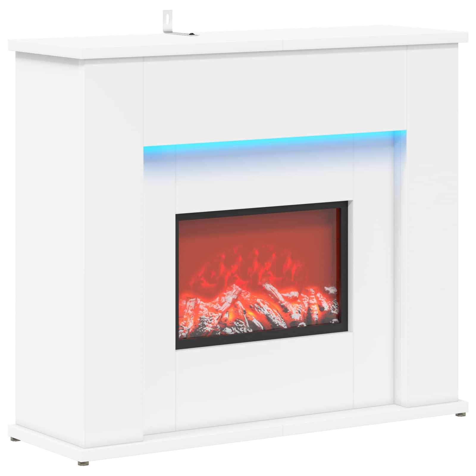 Kamin z LED-trakom Bela 63 x 20 x 54,5 cm Inženirski les