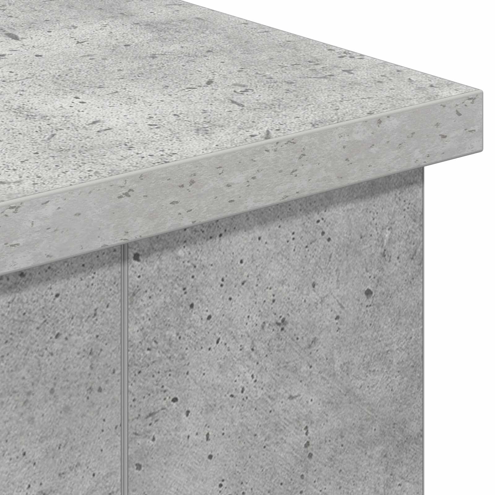 Kamin z LED-trakom Beton 63 x 20 x 54,5 cm Inženirski les