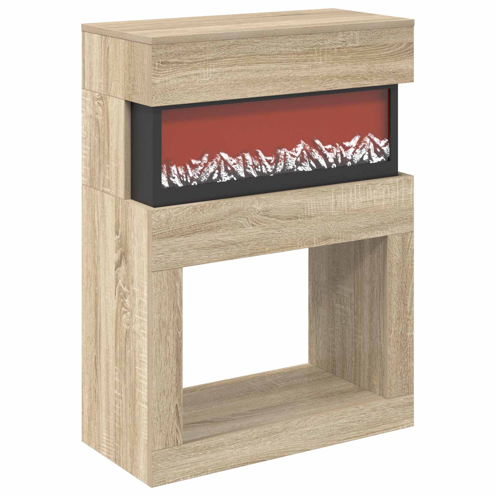 Električni kamin Sonoma 64 x 30 x 87 cm Inženirski les