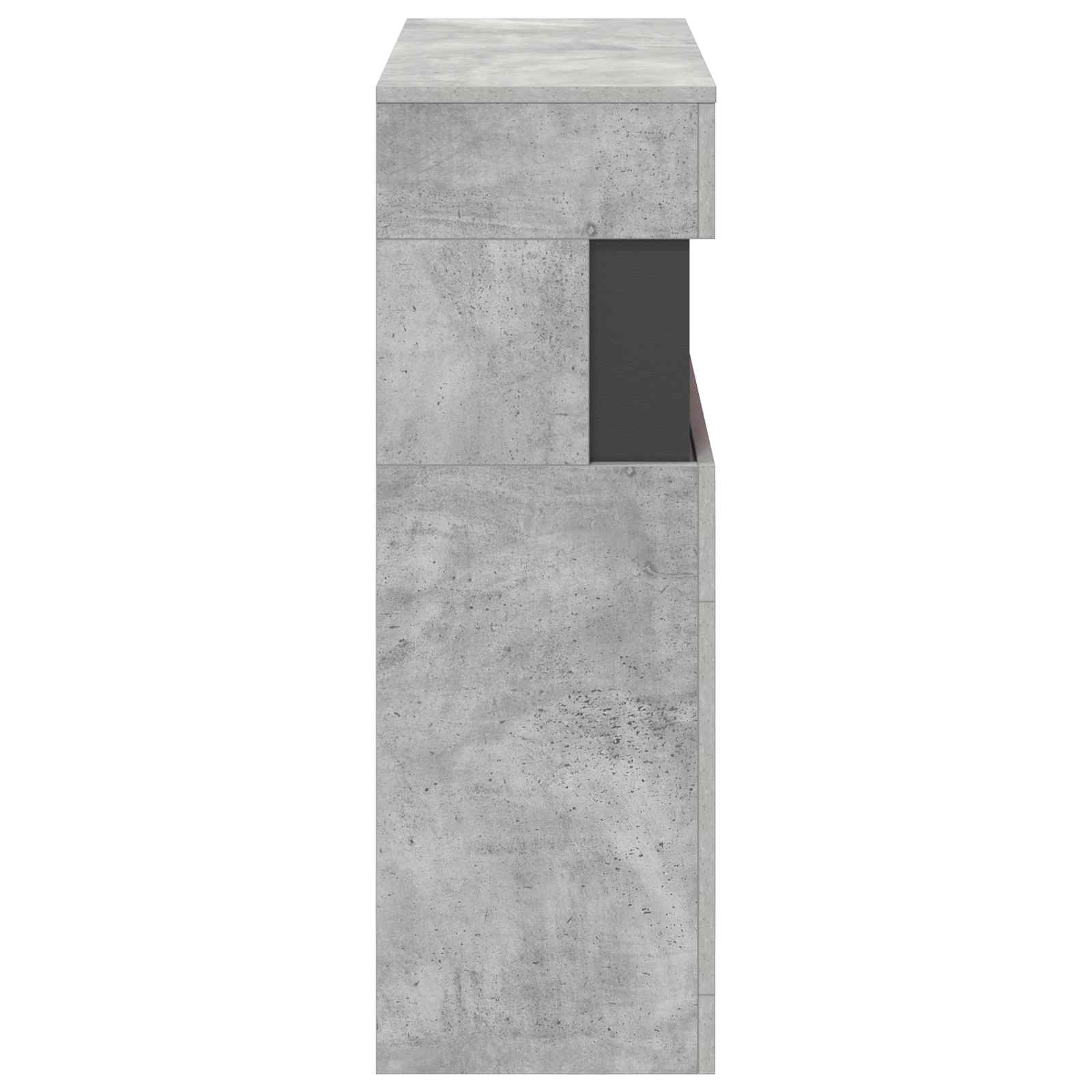 Električni kamin Beton 64 x 30 x 87 cm Inženirski les
