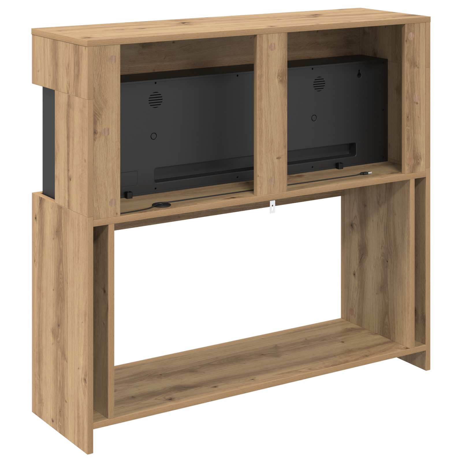 Električni kamin Artisan hrast 102 x 30 x 94 cm Inženirski les