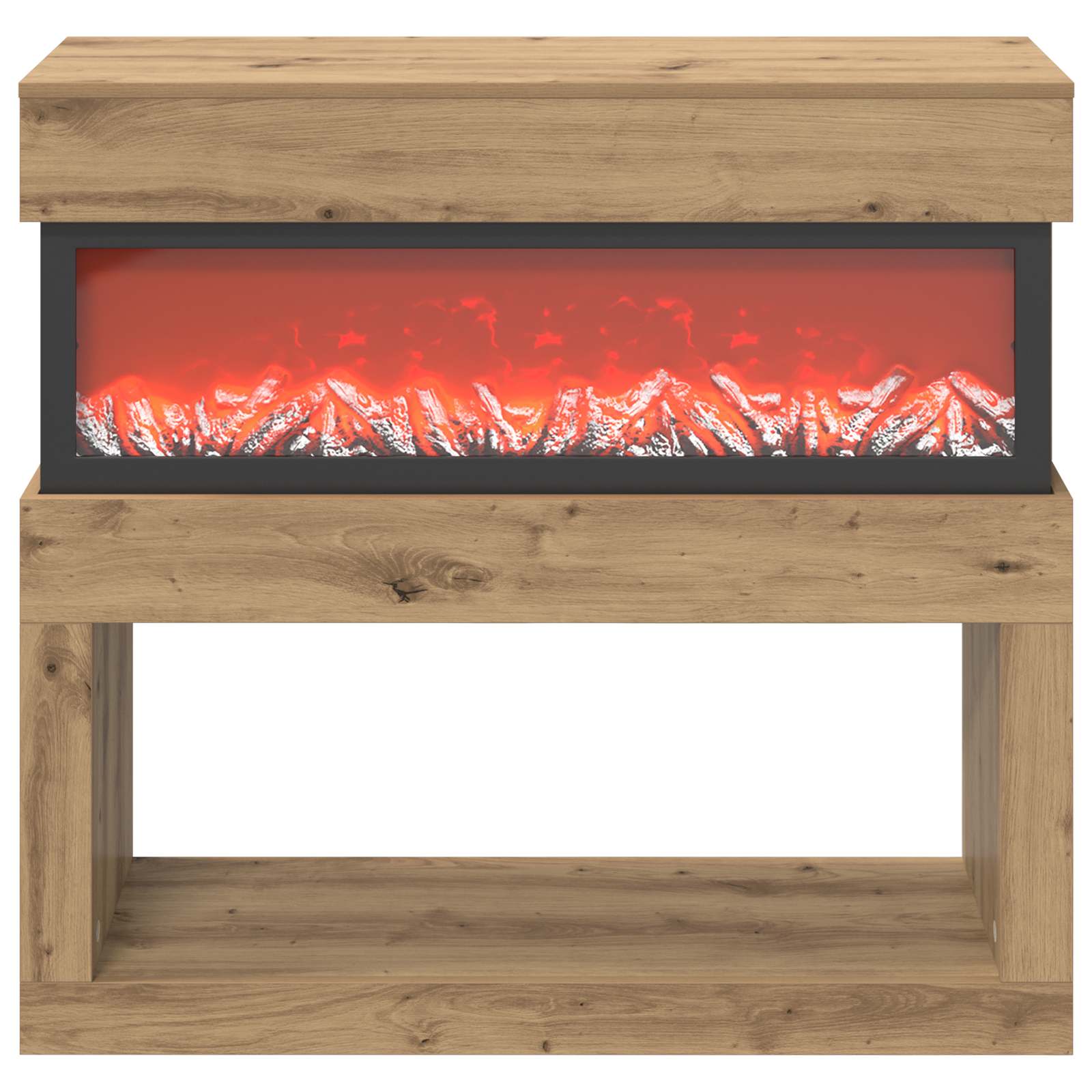 Električni kamin Artisan hrast 102 x 30 x 94 cm Inženirski les