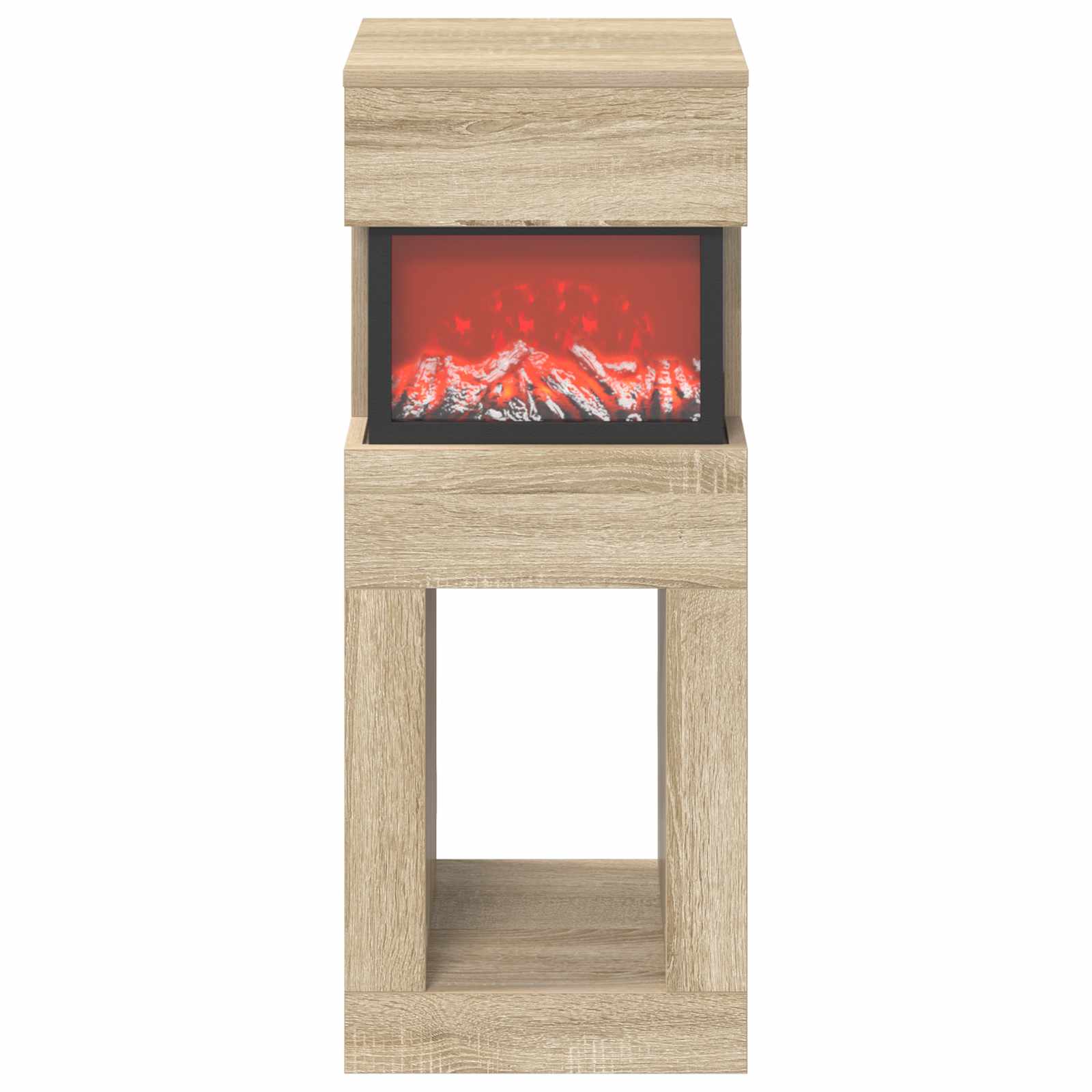 Električni kamin Sonoma 35 x 30 x 86 cm Inženirski les