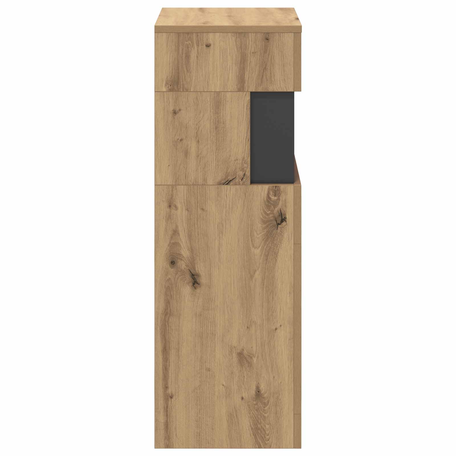 Električni kamin Artisan hrast 35 x 30 x 86 cm Inženirski les