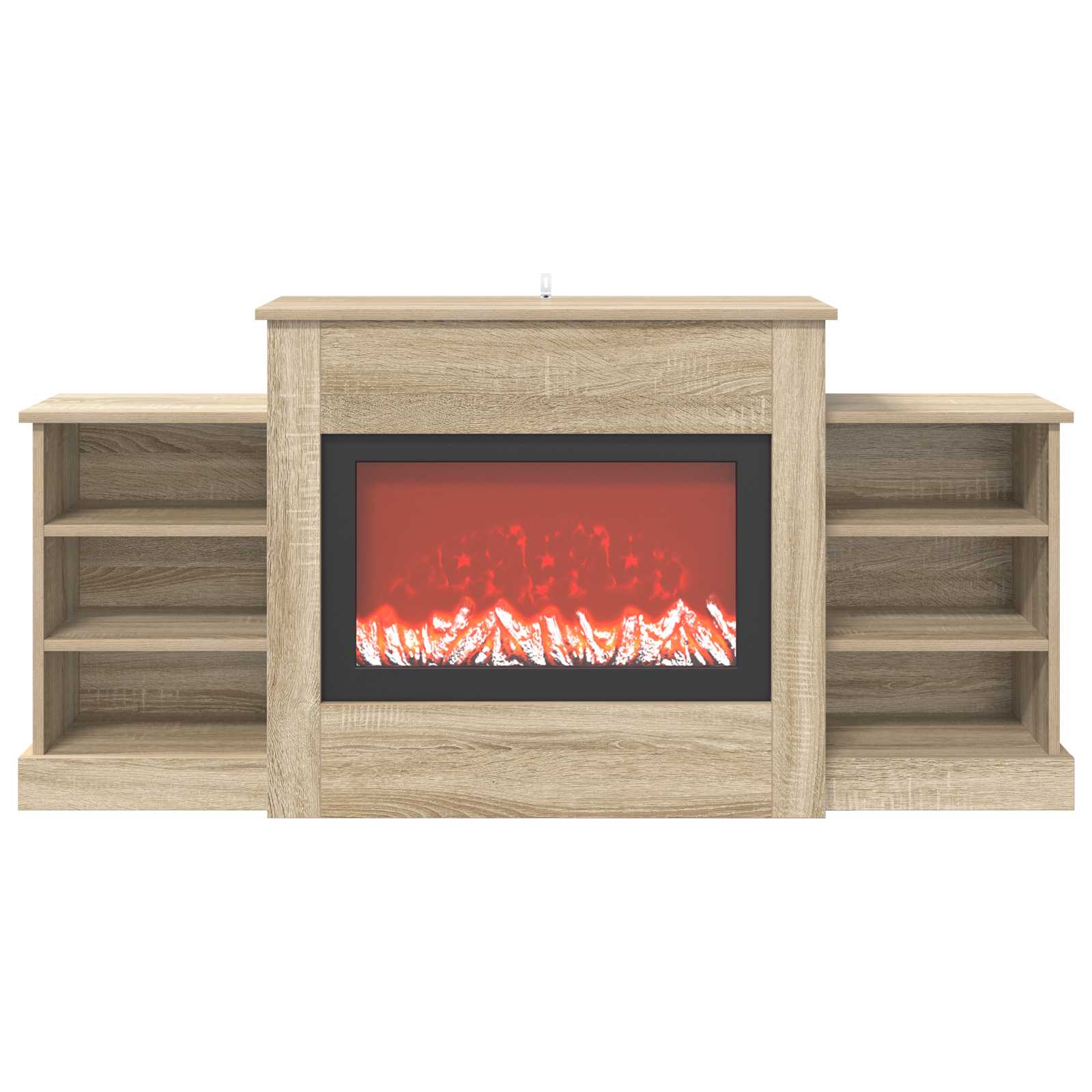 Električni kamin Sonoma 140 x 30 x 67 cm Inženirski les
