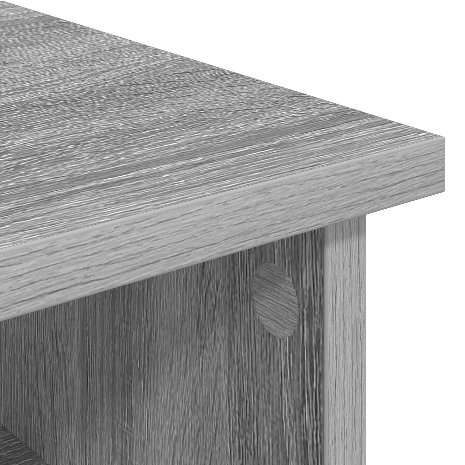 Električni kamin Siva Sonoma 110 x 30 x 50 cm Inženirski les