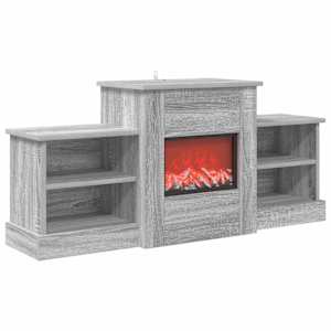 vidaXL Elektriline kamin Hall Sonoma 110 x 30 x 50 cm Tehispuit