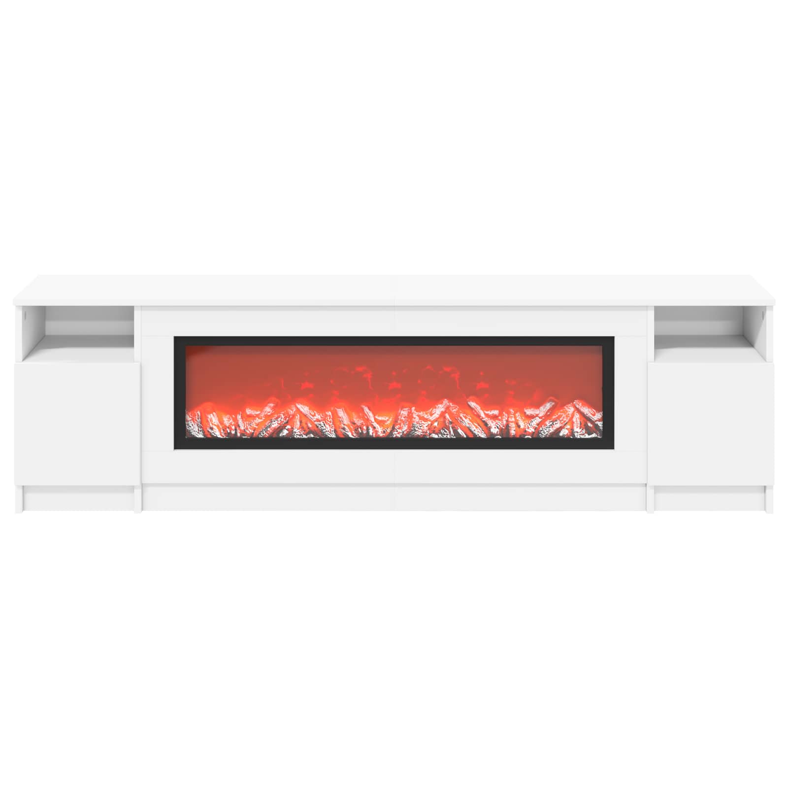 Električni kamin Bela 165 x 28,5 x 47 cm Inženirski les