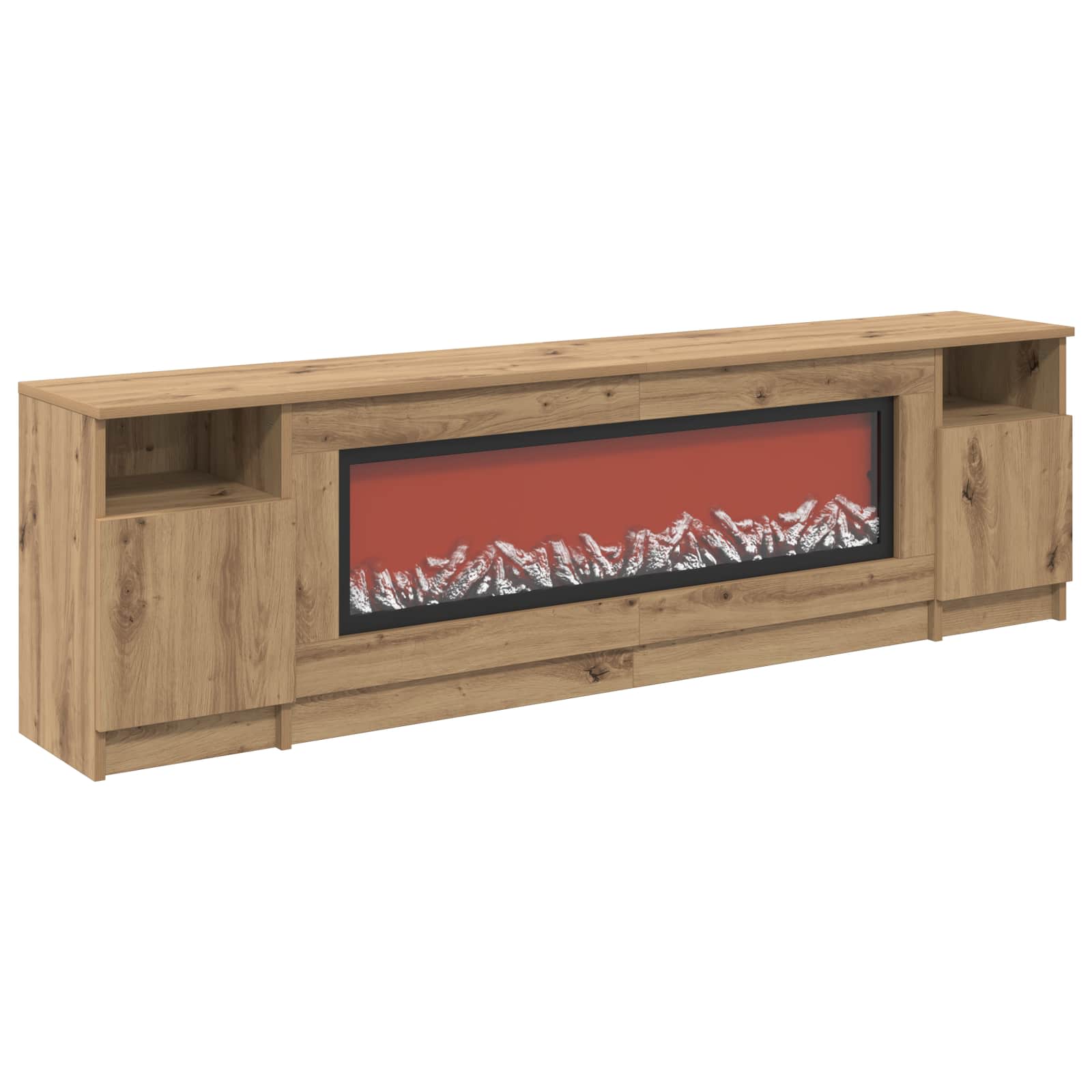 Električni kamin Artisan hrast 165 x 28,5 x 47 cm