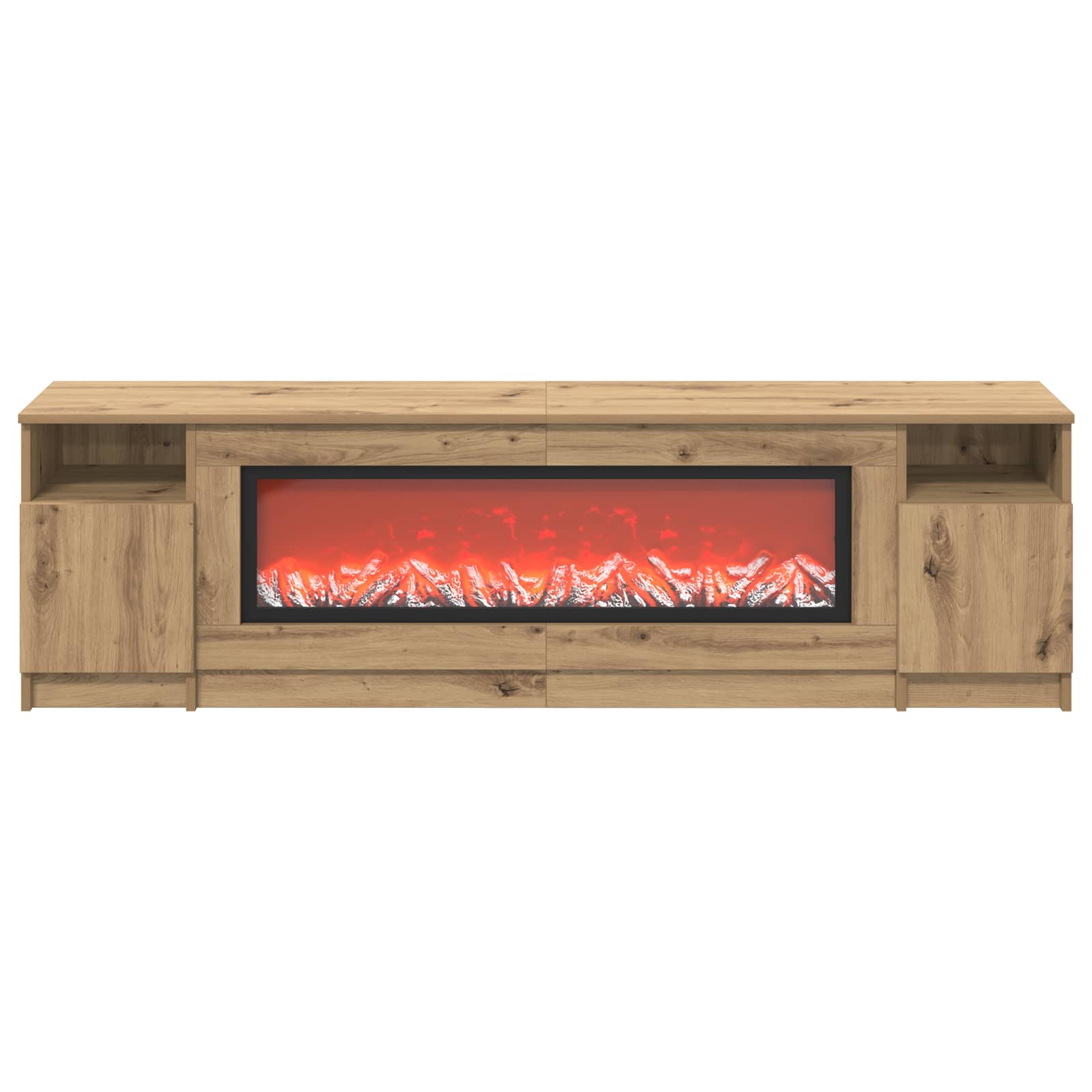 Električni kamin Artisan hrast 165 x 28,5 x 47 cm