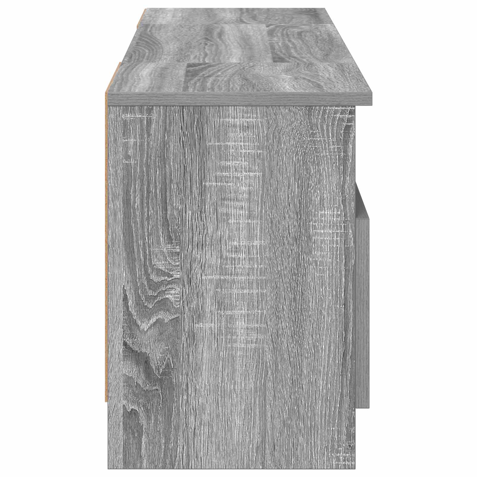 Električni kamin Siva Sonoma 98 x 28,5 x 40,5 cm Inženirski les