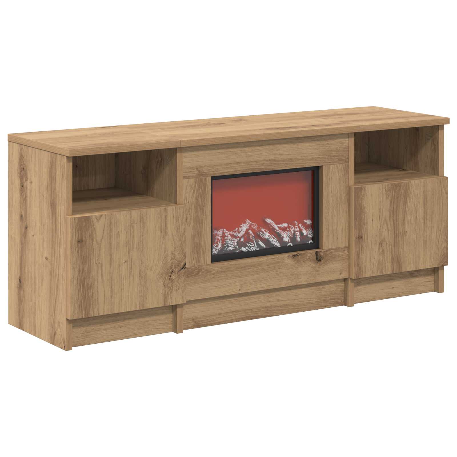 Električni kamin Artisan hrast 98 x 28,5 x 40,5 cm