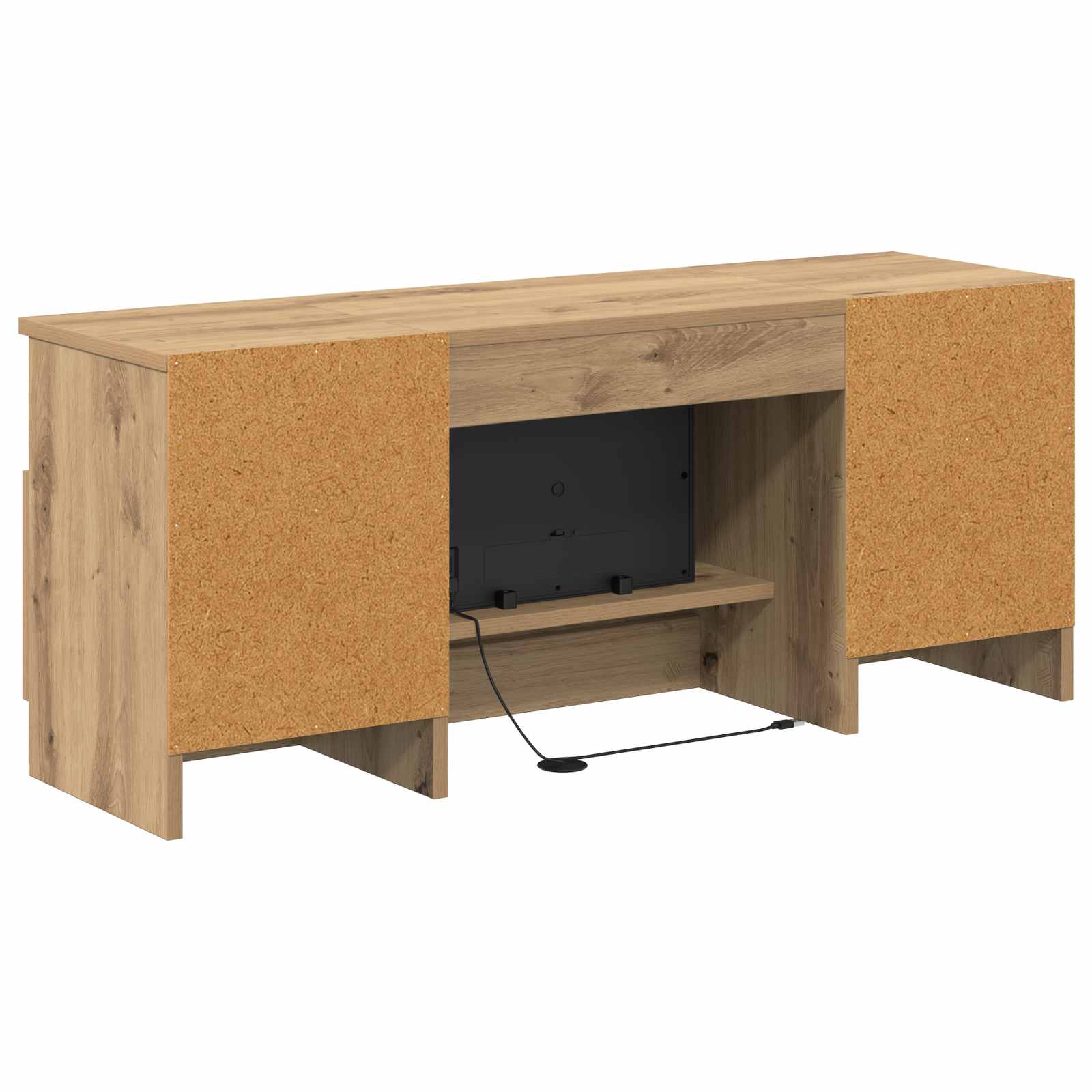 Električni kamin Artisan hrast 98 x 28,5 x 40,5 cm