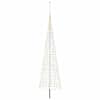 vidaXL J&otilde;ulupuu valgusti koos vaiade ja lipuvardaga 500 cm 1534 LED-i