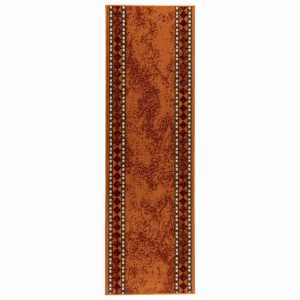 vidaXL Jooksurug FLORNES Kootud Oranž 67 cm x 150 cm PP 7 mm