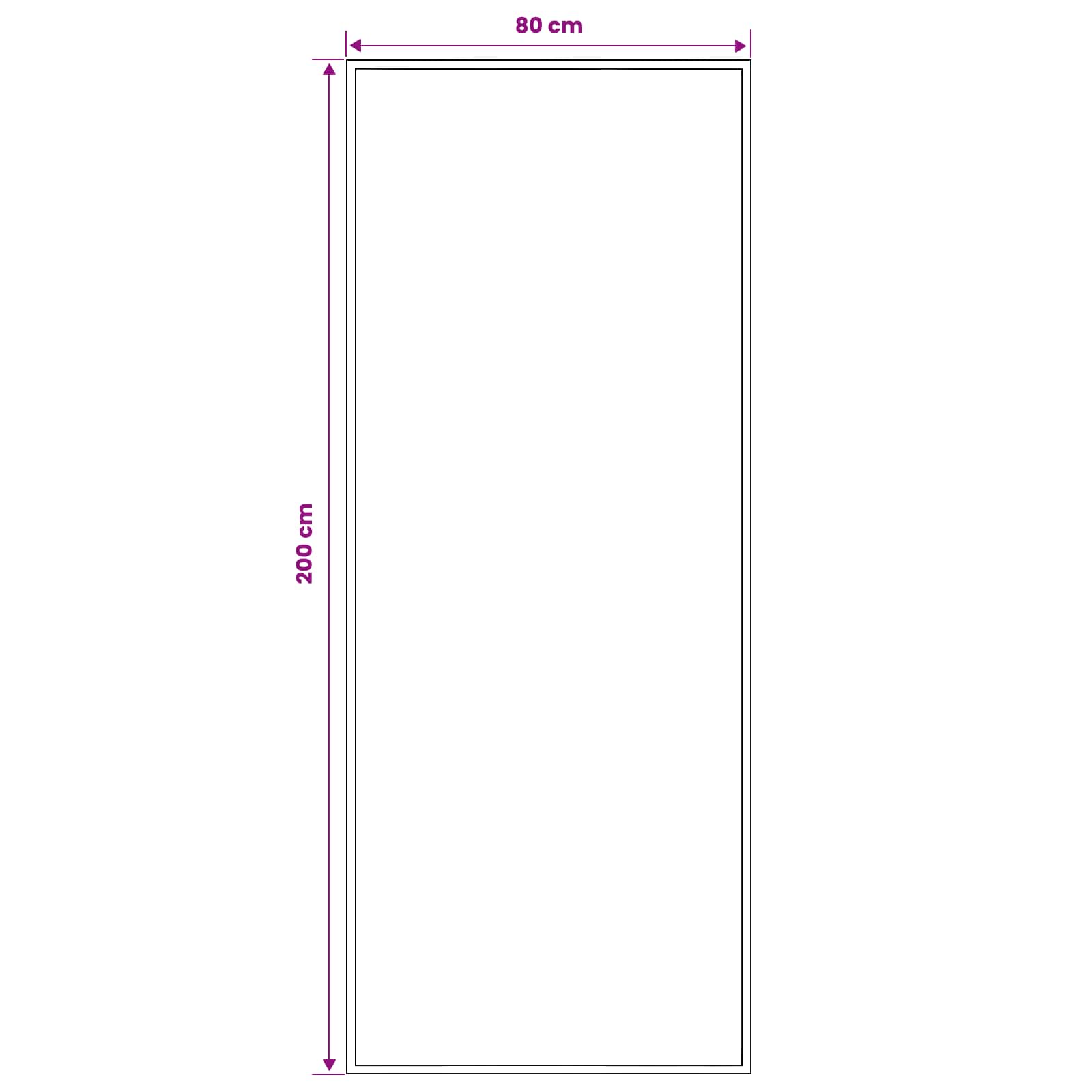 Tekstilni preproga FLORNES Tkano Oranžna Diamanti 80 x 200 cm
