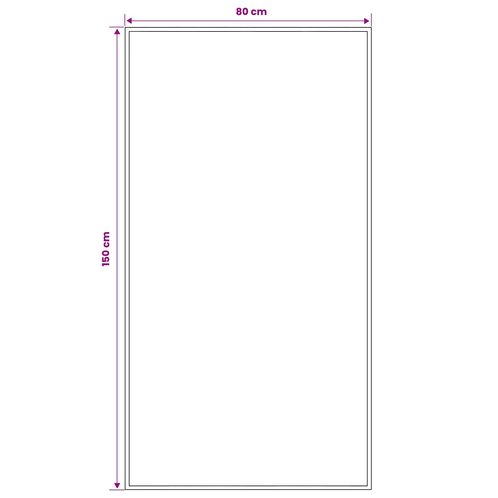 Tekstilni preproga FLORNES Tkano Modra Diamanti 80 x 150 cm PP