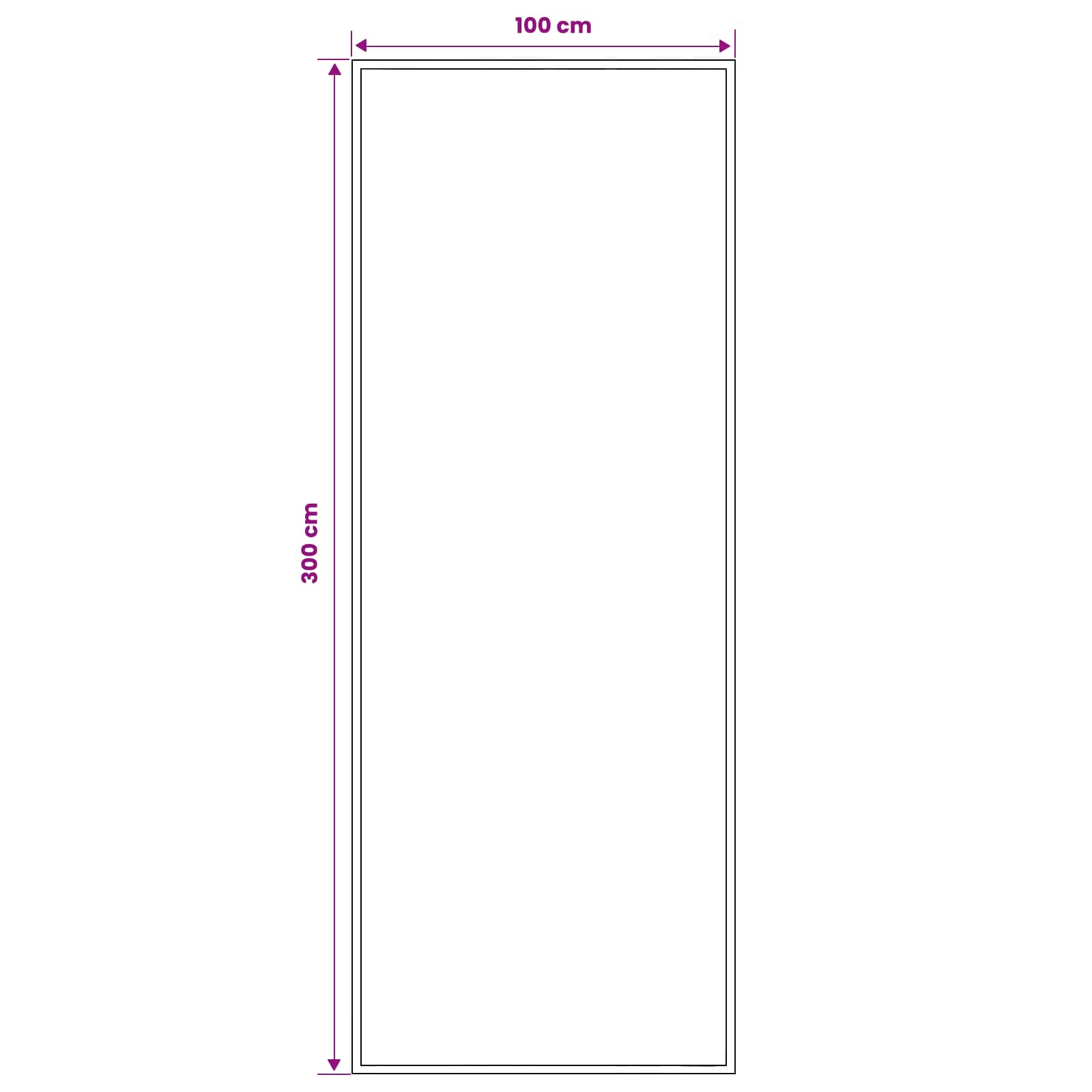 Tekstilni preproga FLORNES Tkano Zelena Diamanti 100 x 300 cm