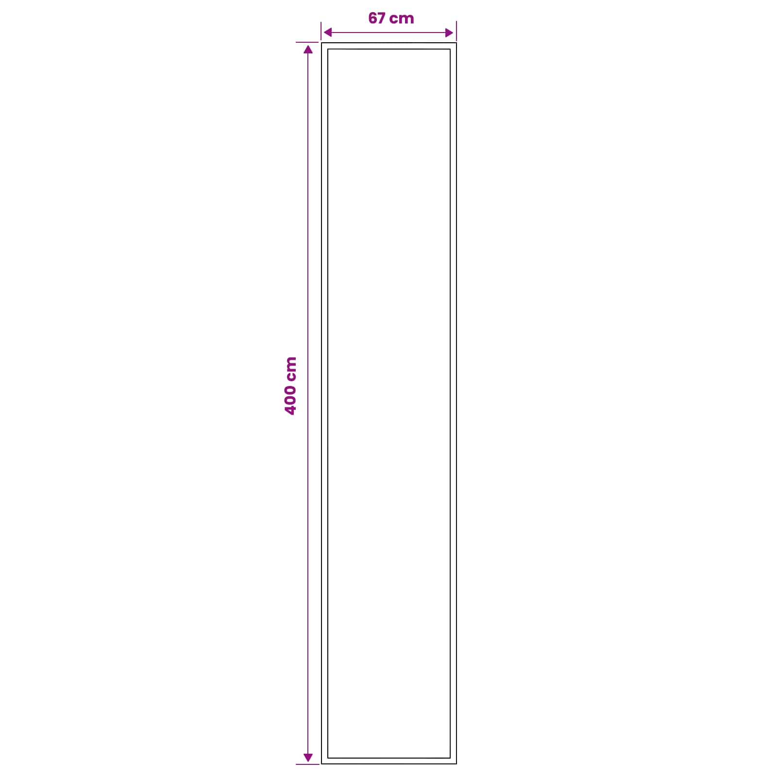 Tapijtloper FLORNES Geweven Beige PP 7 mm