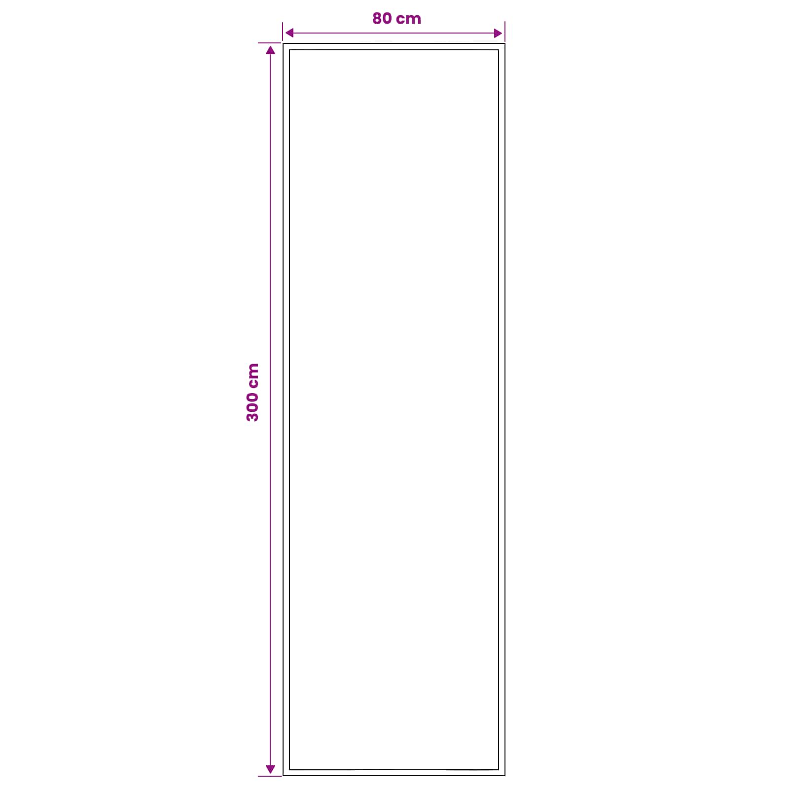 Tekstilni preproga FLORNES Tkano Taupe vzorec 80 x 300 cm PP
