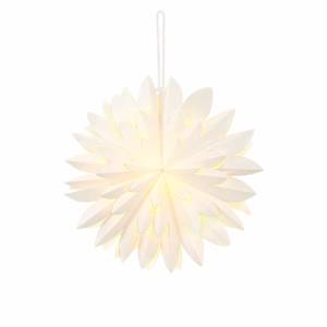 vidaXL J&otilde;ulutulek RAAHE 10 LED-i Soe valge 45 x 17 x 45 cm