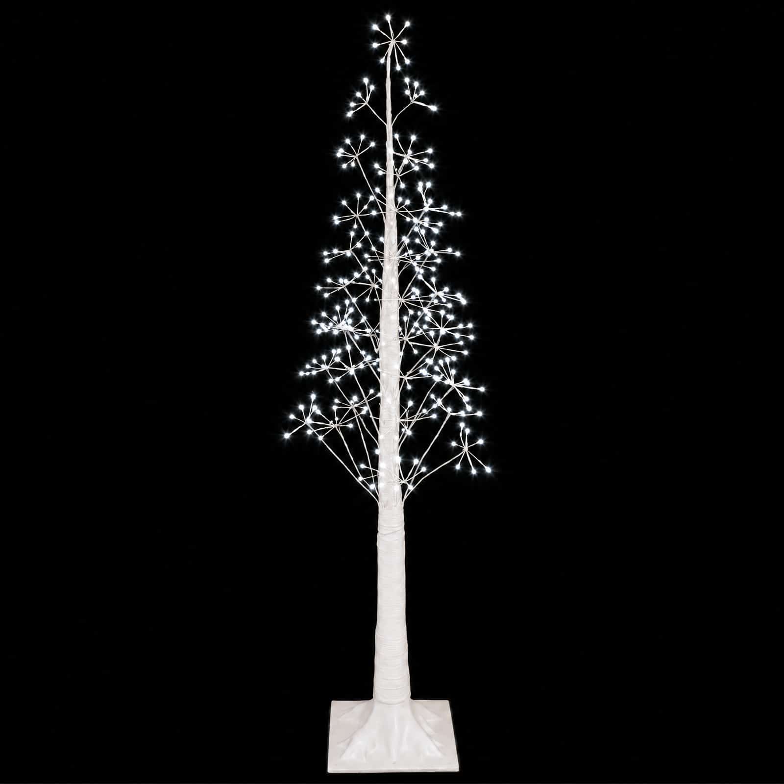Božično drevo starburst Bela 17 x 17 x 150 cm Plastika 304 LED