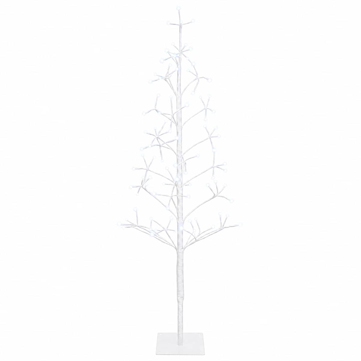 LED-juletræ med lyskæde 47 x Stål 268 LED'er - Billede 2