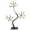 vidaXL S-kujuline LED-j&otilde;ulupuu 2 tk Must 45 cm Plastmass 336 LED-i