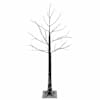 vidaXL Lumega kaetud LED-j&otilde;ulupuu Pruun 22 x 22 x 120 cm Plastmass