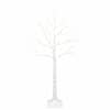 vidaXL Kase-j&otilde;ulupuu Valge 22 x 22 x 120 cm Plastmass 174 LED-i