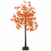 vidaXL LED-vahtrapuu Pruun 22 x 22 x 150 cm Plastmass 96 LED-i