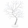 vidaXL Mini helendav kuusepuu 2 tk H&otilde;bedane 12 x 50 cm Teras 108 LED-i