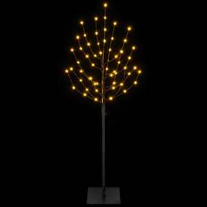 LED vánoční strom Černá 120 cm Ocel 100 LED - obrázek 4