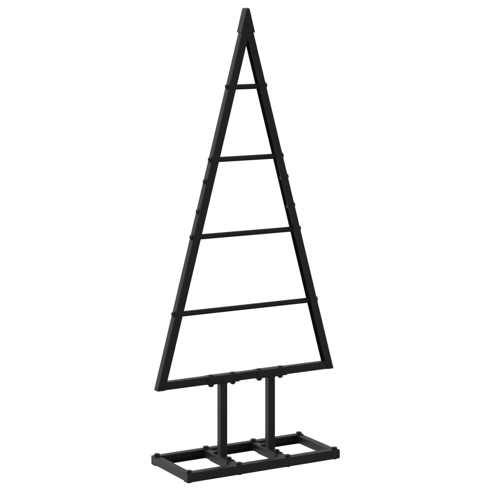 Kovinsko božično drevesce KUOPIO 60 cm Kovina Črna