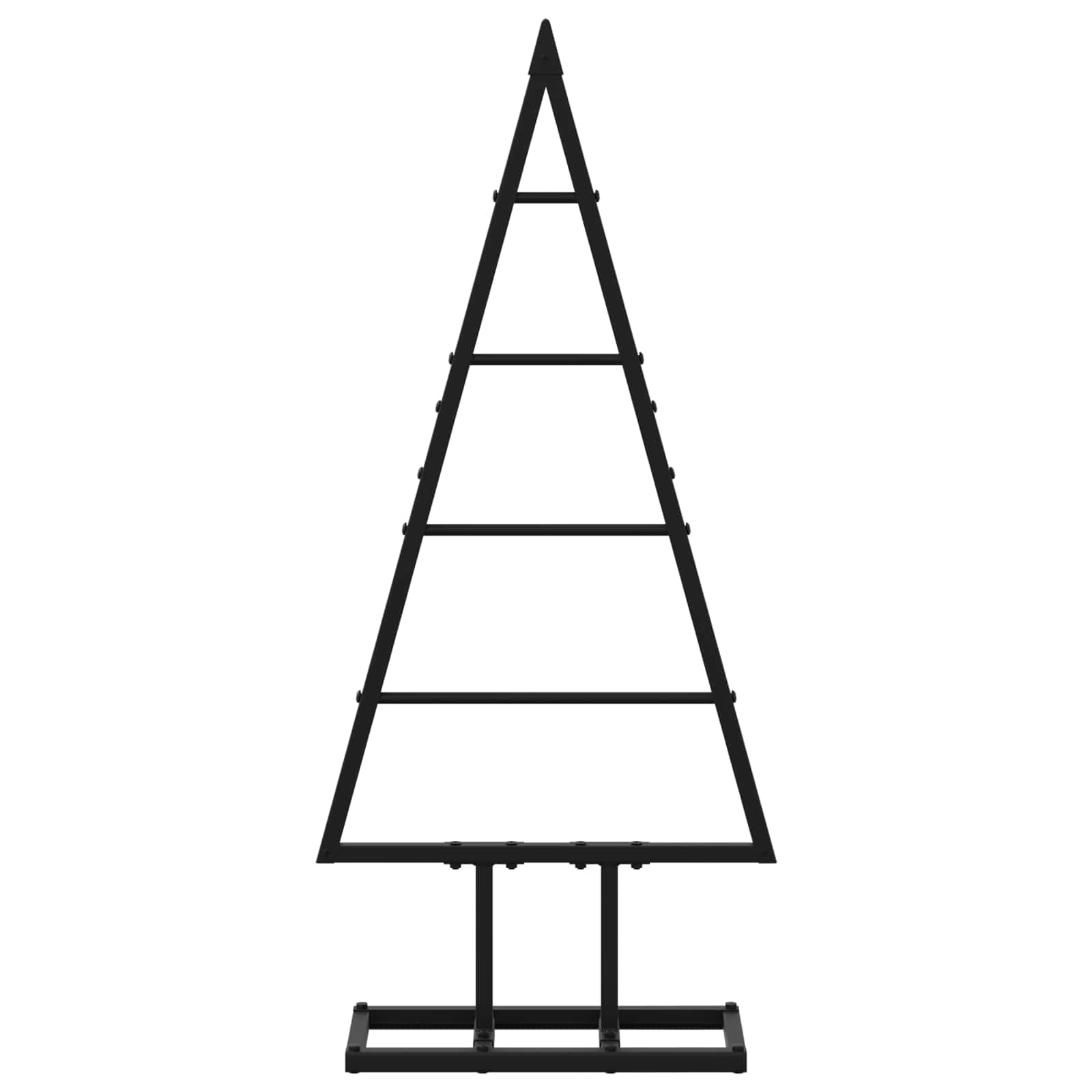 Kovinsko božično drevesce KUOPIO 60 cm Kovina Črna