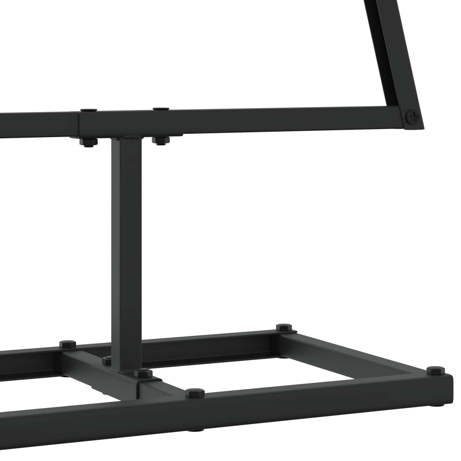 Kovinsko božično drevesce KUOPIO 90 cm Kovina Črna