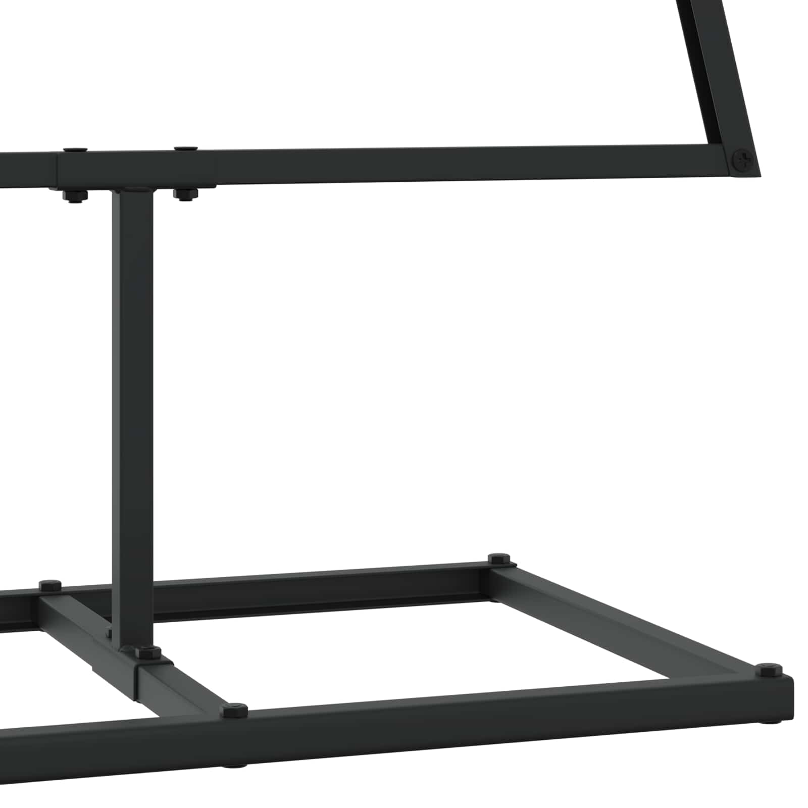 Kovinsko božično drevesce KUOPIO 125 cm Kovina Črna
