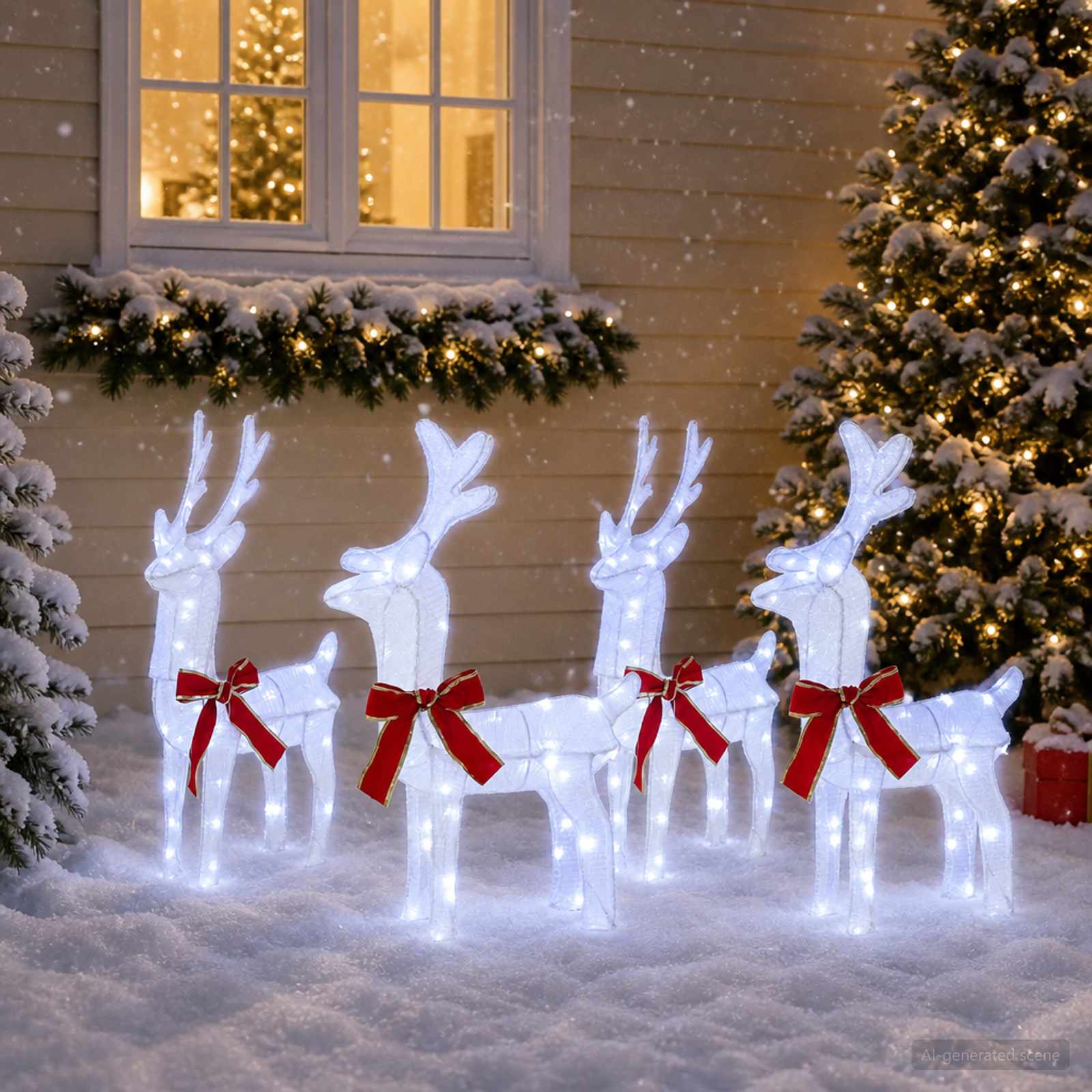 Christmas Reindeer 160 LEDs Cold — photo 1 of 6