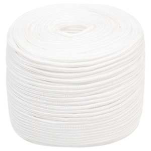 vidaXL Mitmeotstarbeline tarbek&ouml;is 6 mm 250 m Valge PP