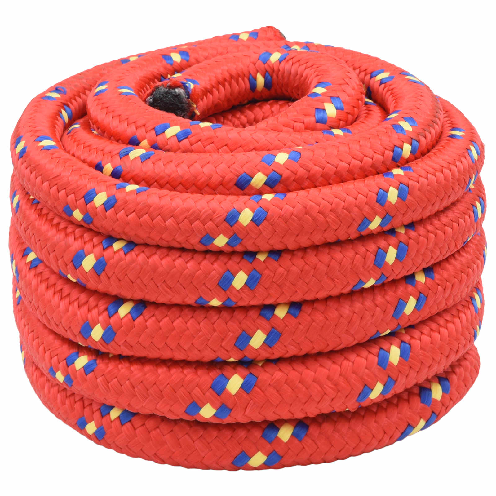 vidaXL Víceúčelové užitkové lano 30 mm 5 m Červená PP