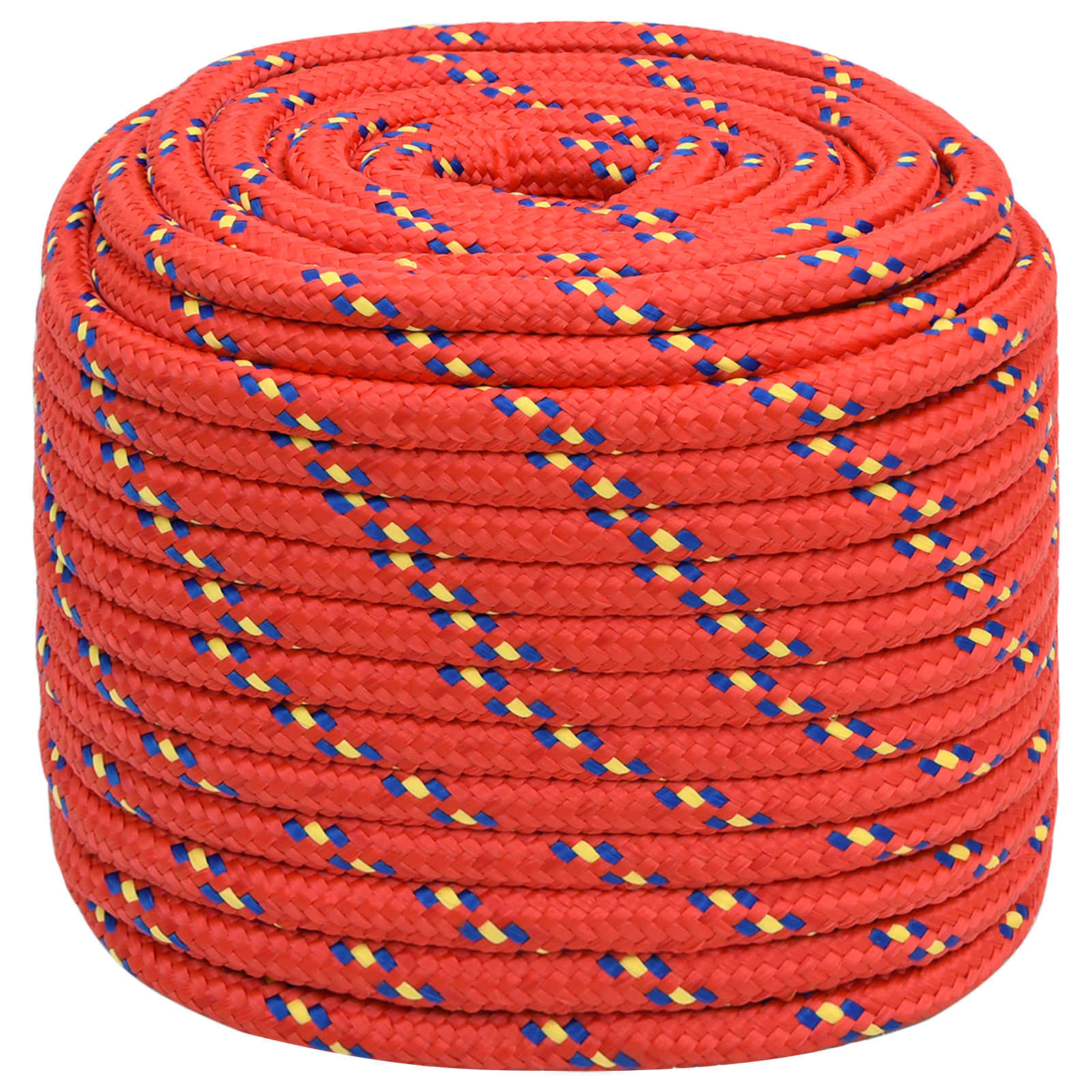 Večnamenska uporabna vrv 18 mm 25 m Rdeča PP
